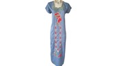 Blue Nefertiti Galabeya - Egyptian Dress